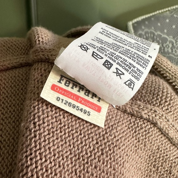 VINTAGE OFFICIAL SCUDERIA FERRARI X PUMA LARGE MENS ZIP UP SWEATER - Picture 8 of 9